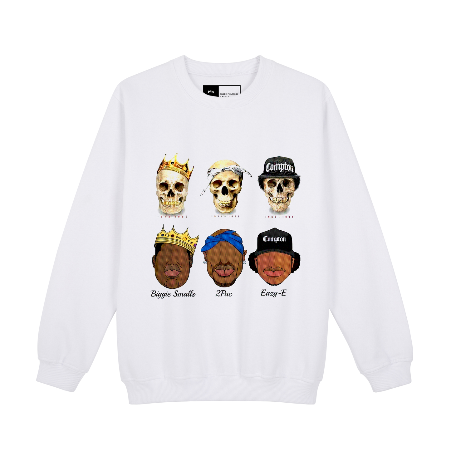 BIGGIE 2PAC EAZY E 1 SWEATSHIRT